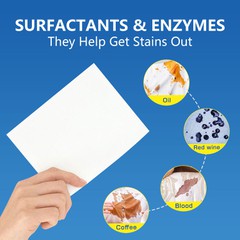 גיליונות חומר ניקוי כביסה